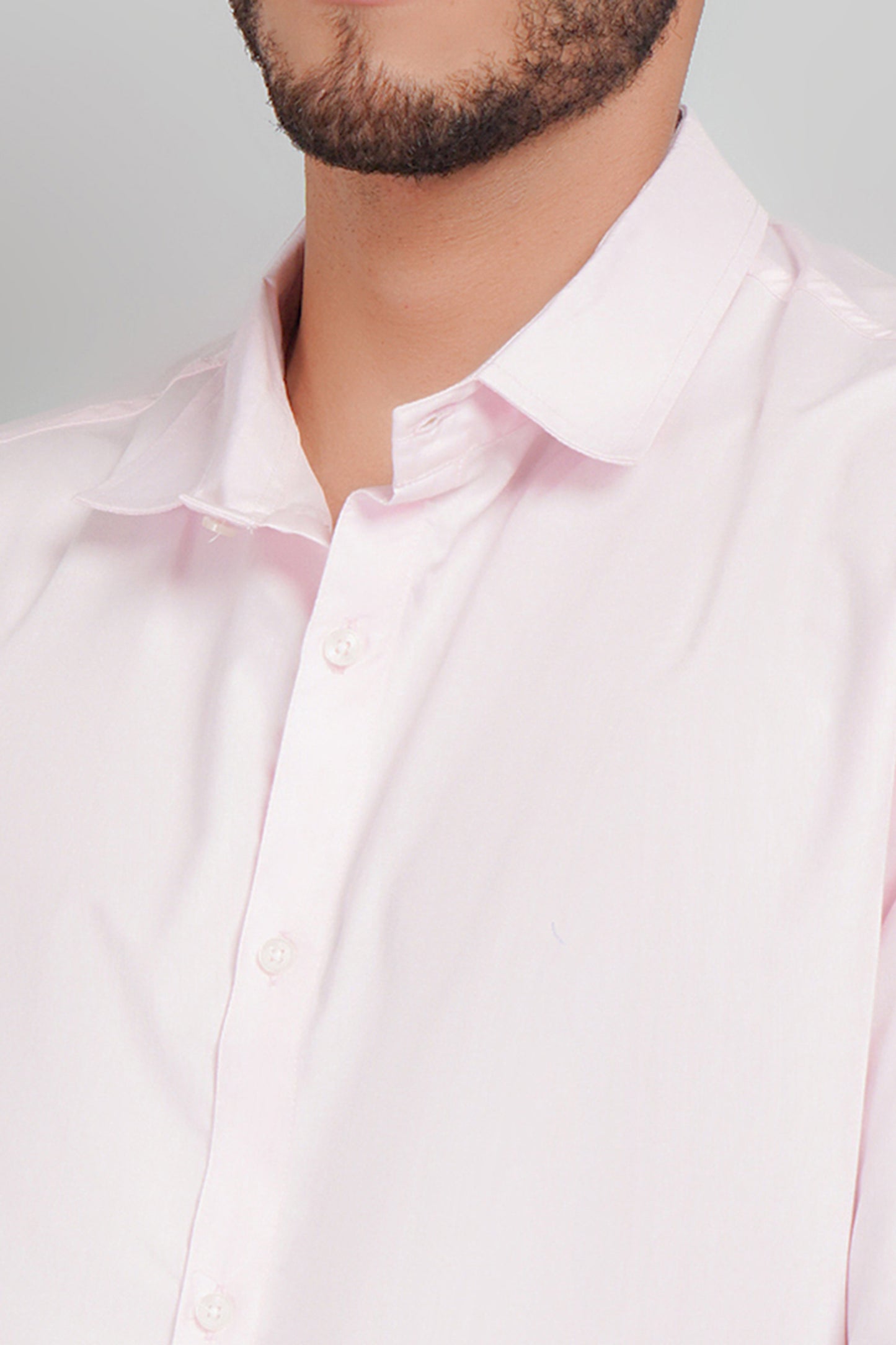 Dawn Pink Cotton Slub Regular Fit Men's Shirt