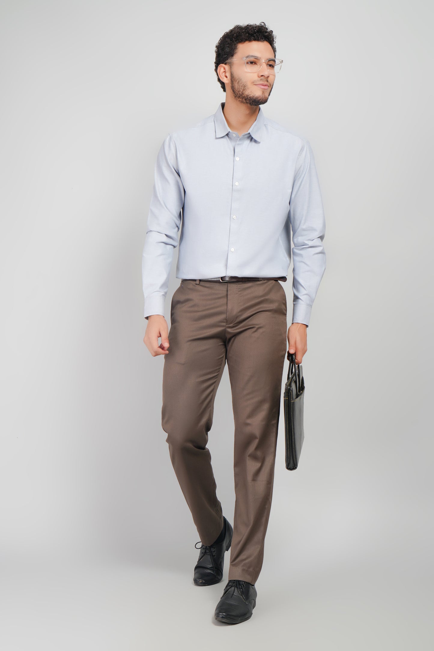 Ice Glow Giza Cotton Men's Shirt