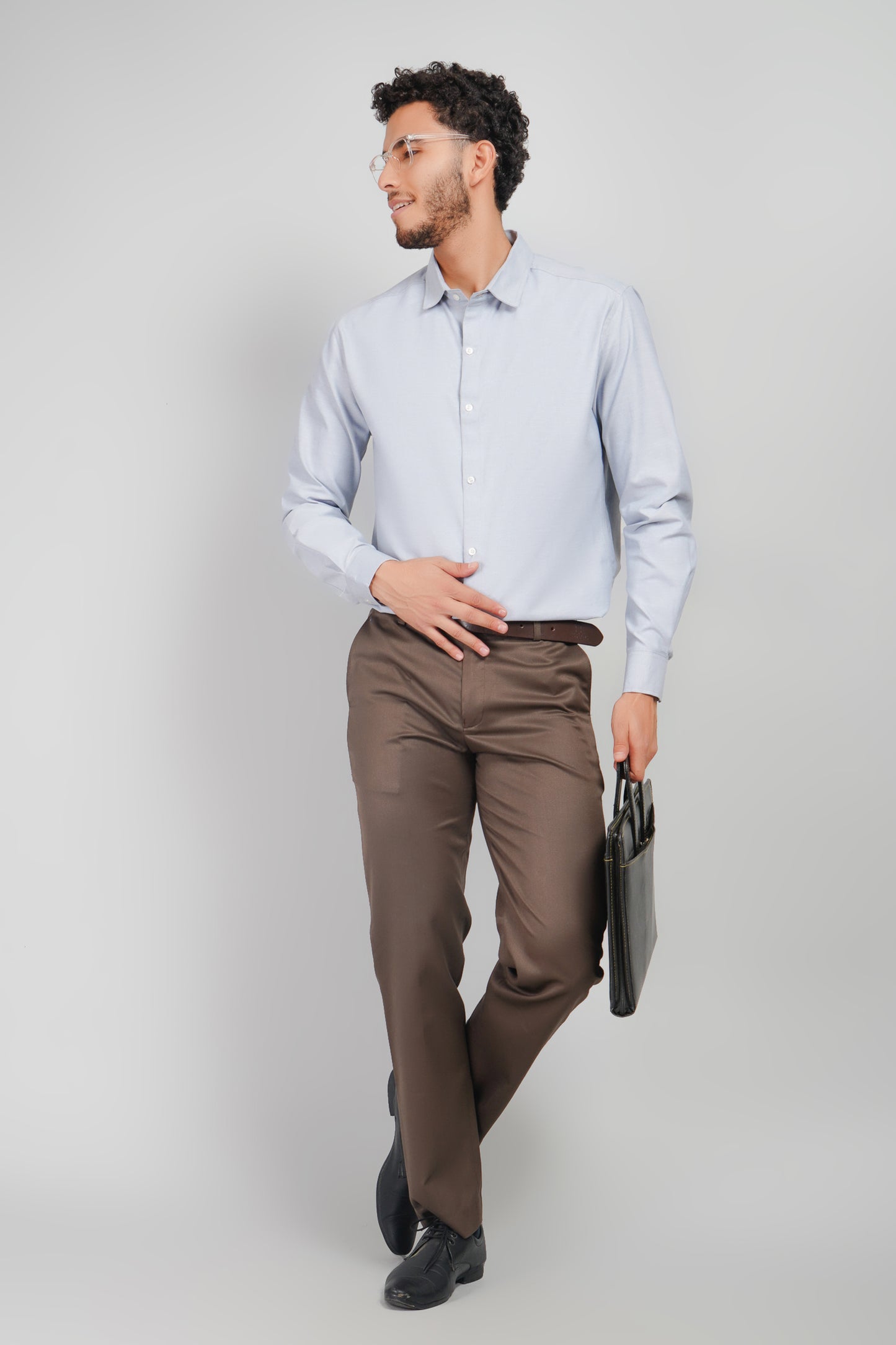 Ice Glow Giza Cotton Men's Shirt