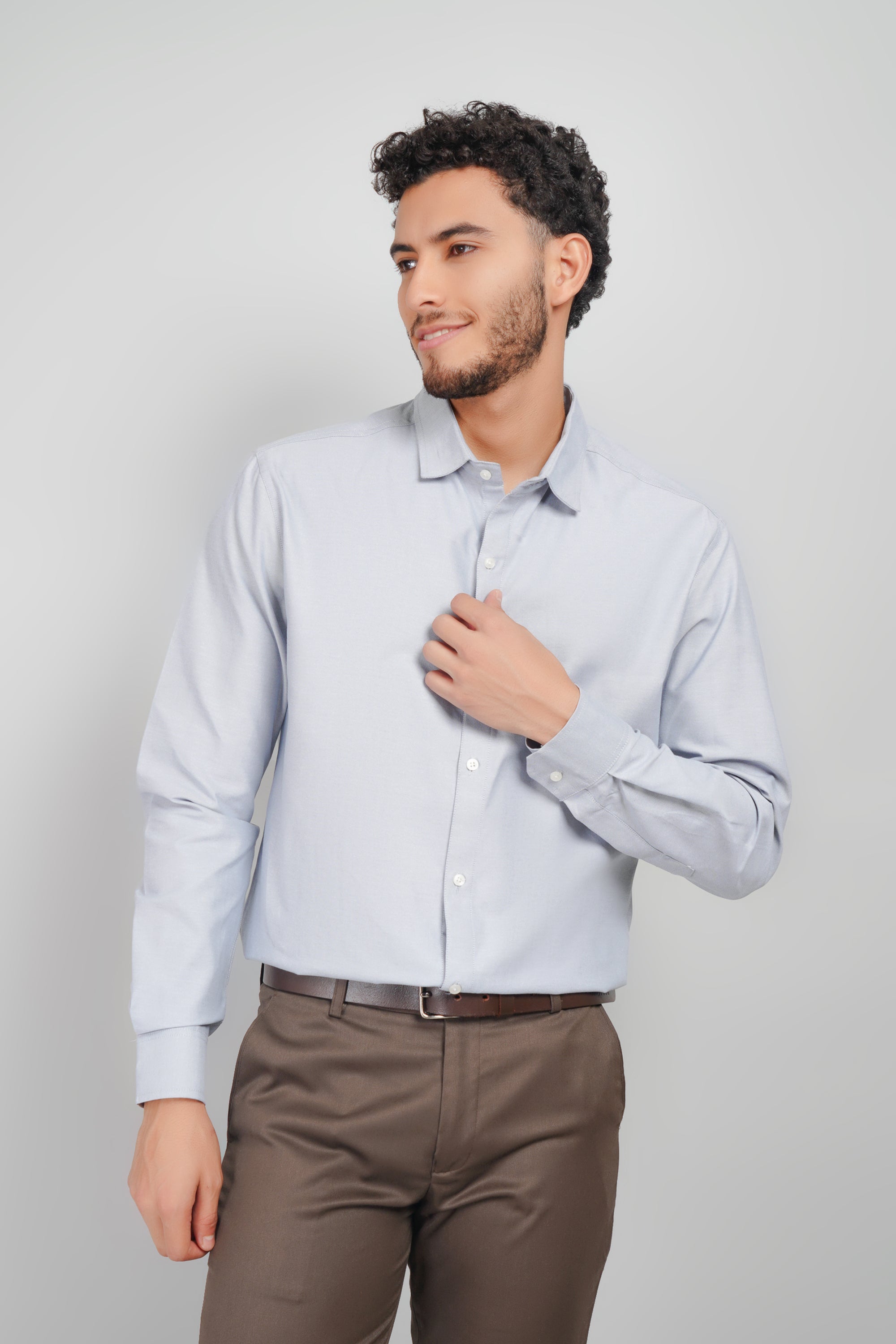 Ice Glow Giza Cotton Men's Shirt – RARERZ